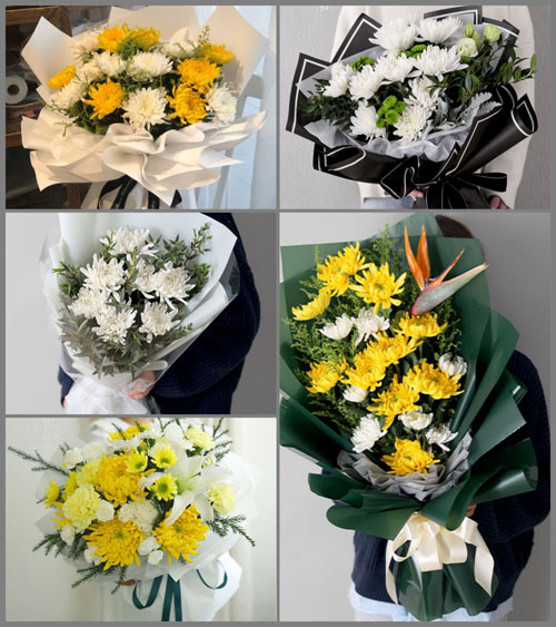 湖南常德津市市药山镇新福村白事花束代送